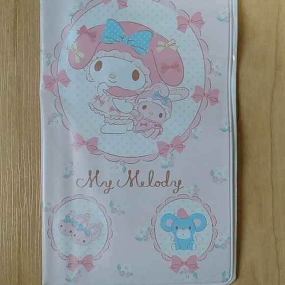 Sanrio My Melody Passport Ticket Holder Plastic Vinyl - Picture 4 of 10